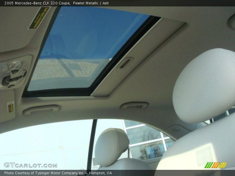 Pewter Metallic / Ash 2005 Mercedes-Benz CLK 320 Coupe
