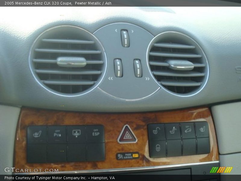 Pewter Metallic / Ash 2005 Mercedes-Benz CLK 320 Coupe