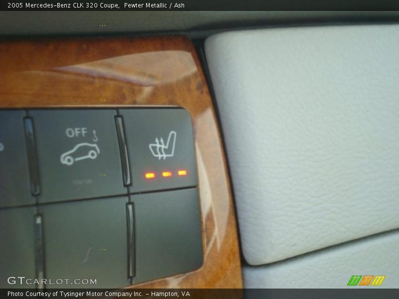 Pewter Metallic / Ash 2005 Mercedes-Benz CLK 320 Coupe