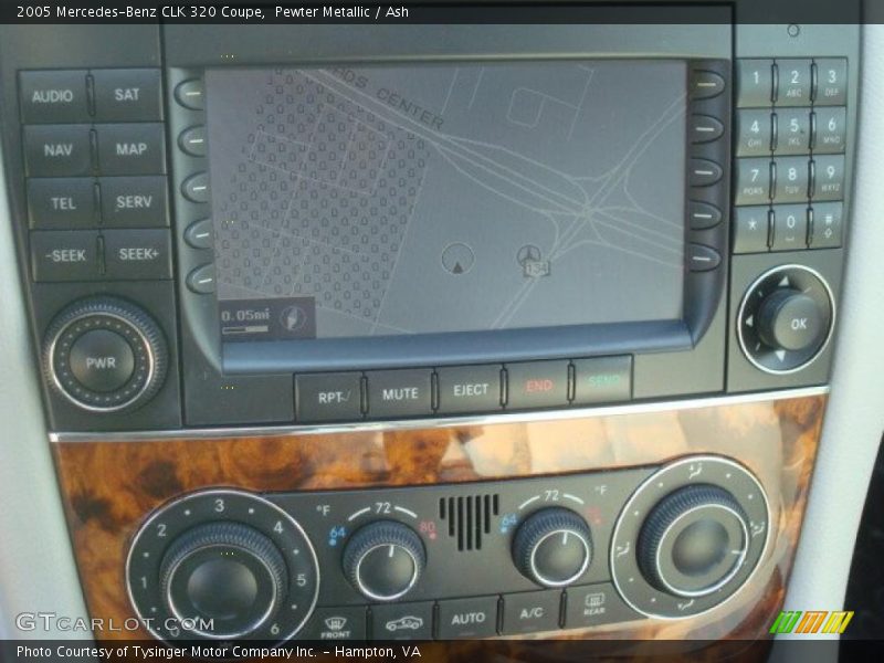 Pewter Metallic / Ash 2005 Mercedes-Benz CLK 320 Coupe