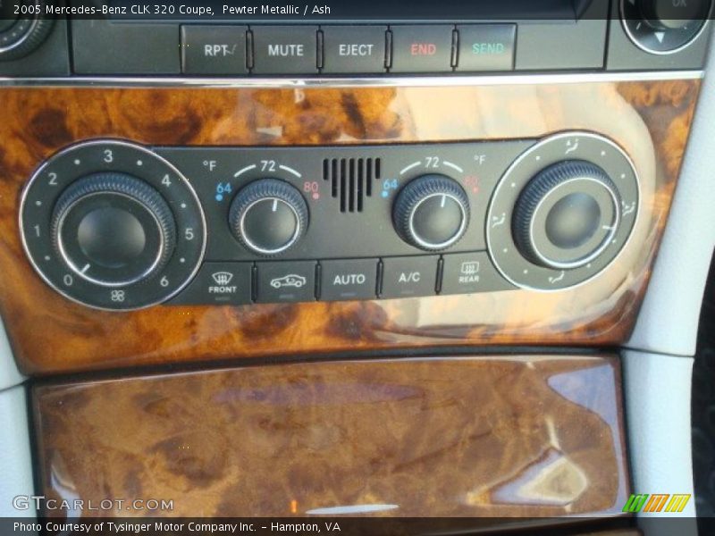 Pewter Metallic / Ash 2005 Mercedes-Benz CLK 320 Coupe