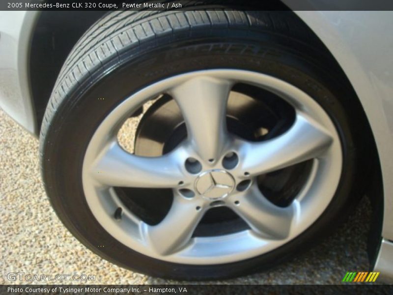 Pewter Metallic / Ash 2005 Mercedes-Benz CLK 320 Coupe