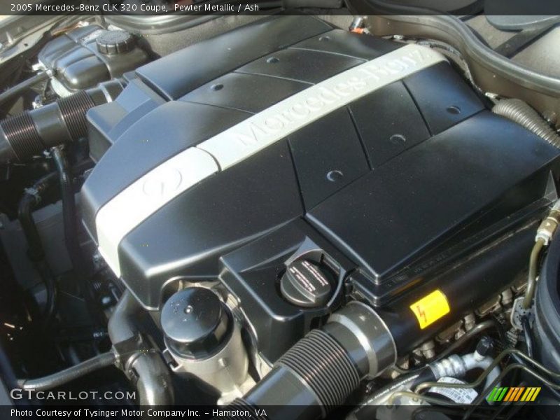 Pewter Metallic / Ash 2005 Mercedes-Benz CLK 320 Coupe