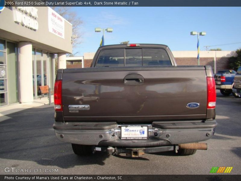 Dark Stone Metallic / Tan 2005 Ford F250 Super Duty Lariat SuperCab 4x4