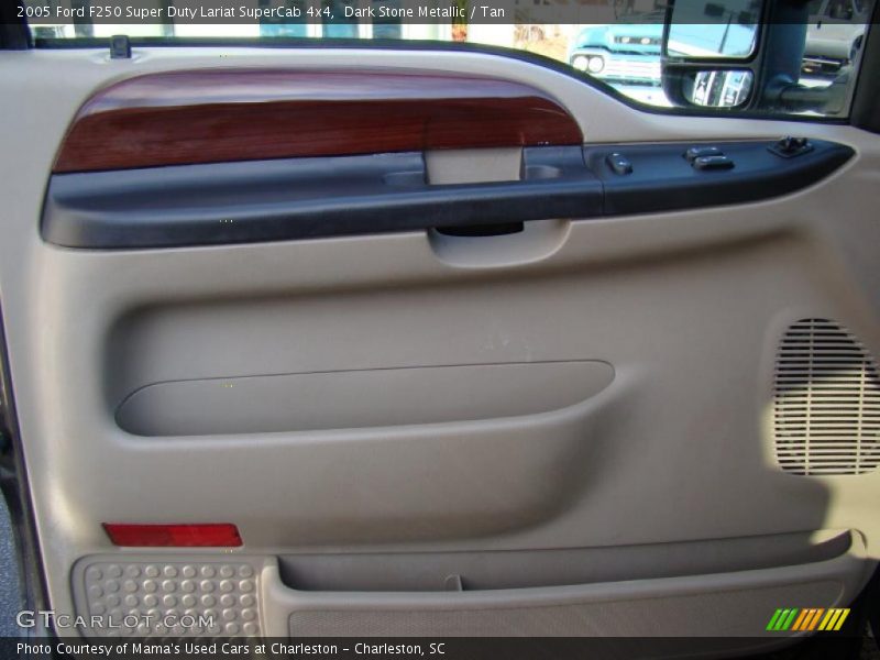 Dark Stone Metallic / Tan 2005 Ford F250 Super Duty Lariat SuperCab 4x4