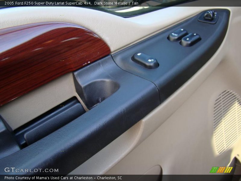 Dark Stone Metallic / Tan 2005 Ford F250 Super Duty Lariat SuperCab 4x4