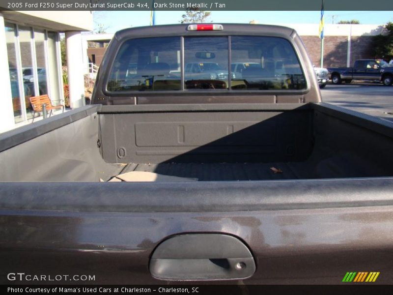 Dark Stone Metallic / Tan 2005 Ford F250 Super Duty Lariat SuperCab 4x4