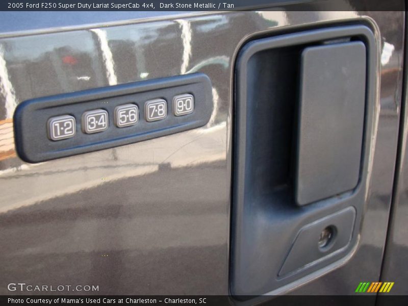 Dark Stone Metallic / Tan 2005 Ford F250 Super Duty Lariat SuperCab 4x4