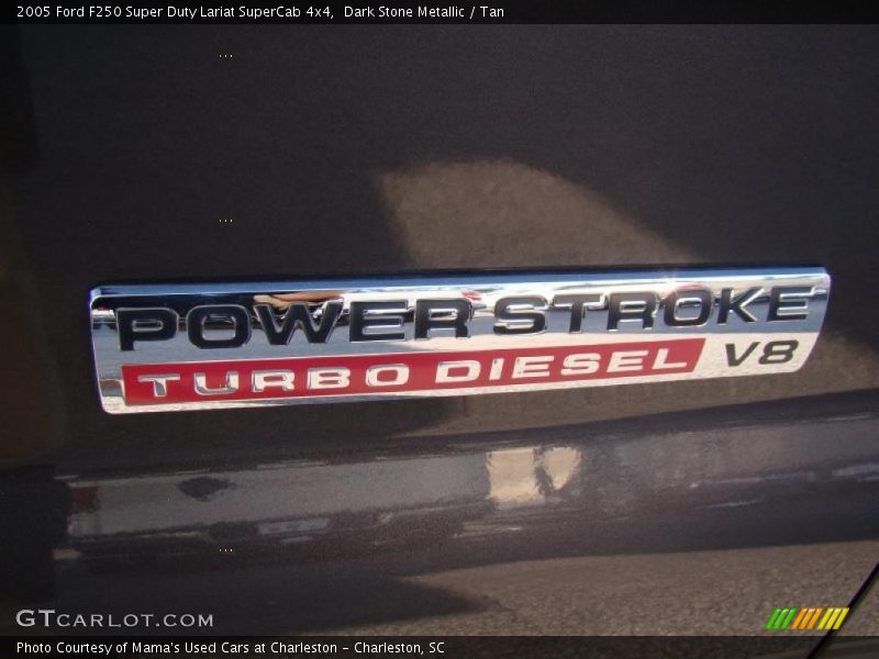 Dark Stone Metallic / Tan 2005 Ford F250 Super Duty Lariat SuperCab 4x4