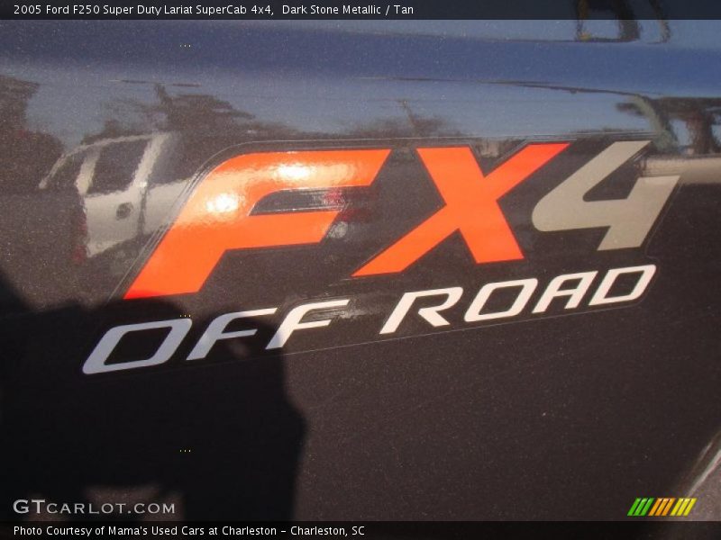 Dark Stone Metallic / Tan 2005 Ford F250 Super Duty Lariat SuperCab 4x4