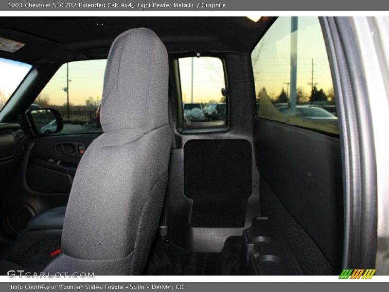 Light Pewter Metallic / Graphite 2003 Chevrolet S10 ZR2 Extended Cab 4x4