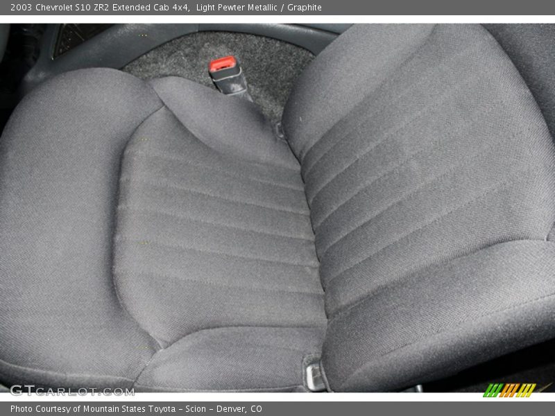 Light Pewter Metallic / Graphite 2003 Chevrolet S10 ZR2 Extended Cab 4x4