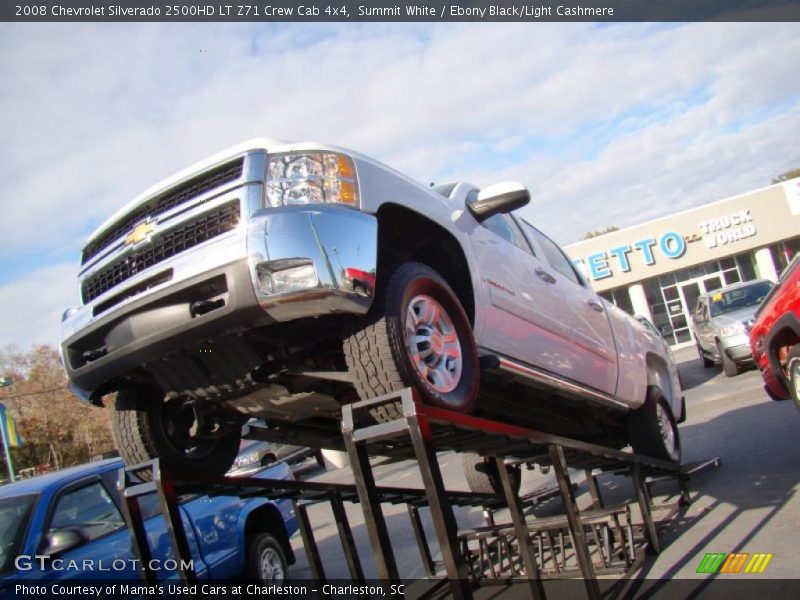 Summit White / Ebony Black/Light Cashmere 2008 Chevrolet Silverado 2500HD LT Z71 Crew Cab 4x4