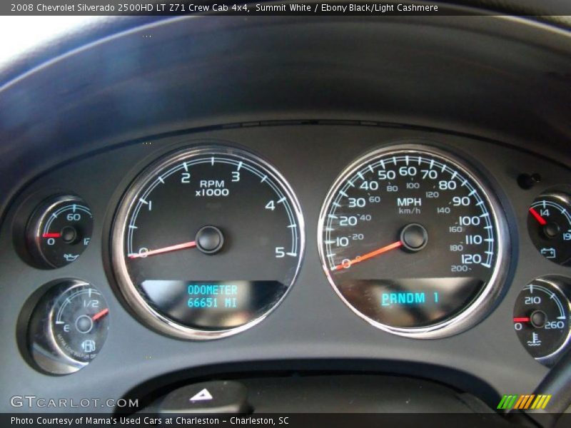 Summit White / Ebony Black/Light Cashmere 2008 Chevrolet Silverado 2500HD LT Z71 Crew Cab 4x4