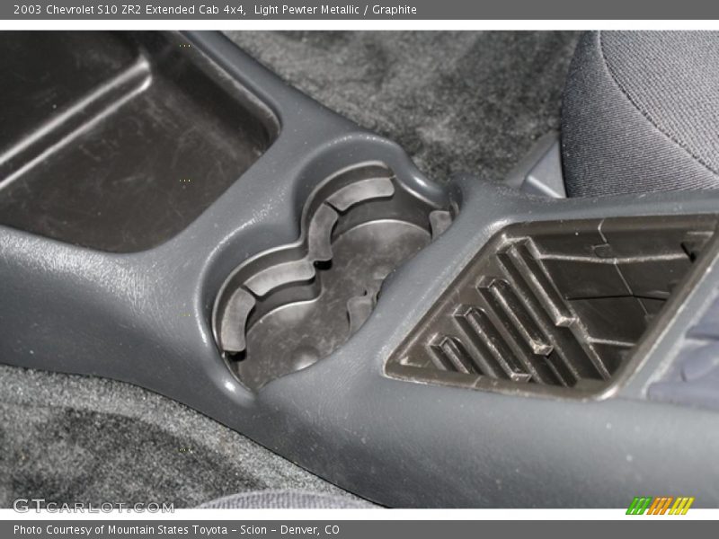 Light Pewter Metallic / Graphite 2003 Chevrolet S10 ZR2 Extended Cab 4x4