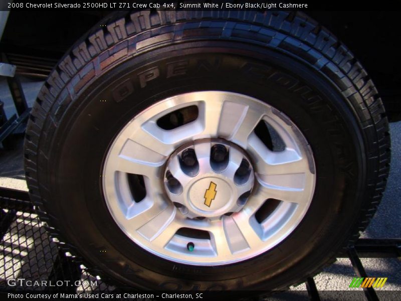 Summit White / Ebony Black/Light Cashmere 2008 Chevrolet Silverado 2500HD LT Z71 Crew Cab 4x4