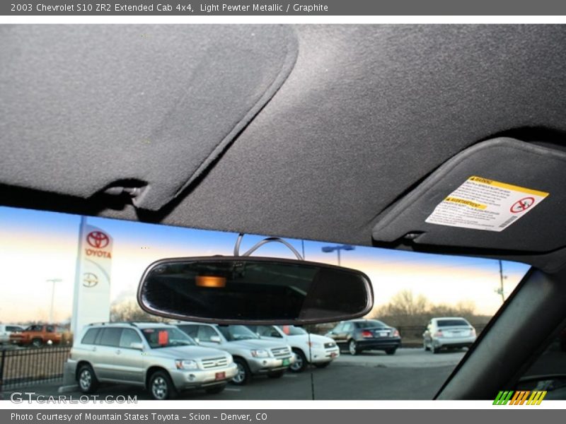 Light Pewter Metallic / Graphite 2003 Chevrolet S10 ZR2 Extended Cab 4x4