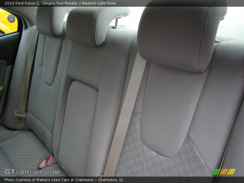 Sangria Red Metallic / Medium Light Stone 2010 Ford Fusion S