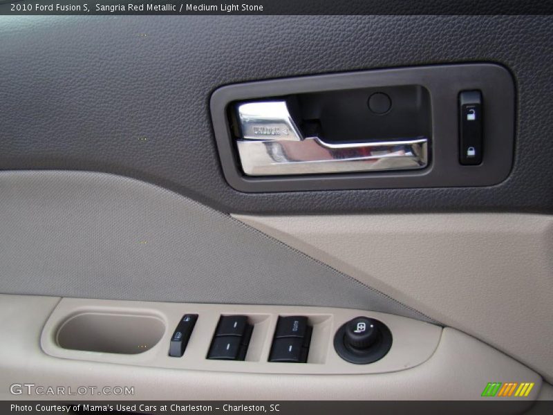 Sangria Red Metallic / Medium Light Stone 2010 Ford Fusion S