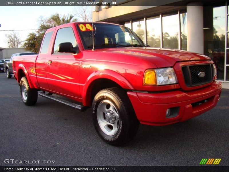 Bright Red / Medium Dark Flint 2004 Ford Ranger Edge SuperCab