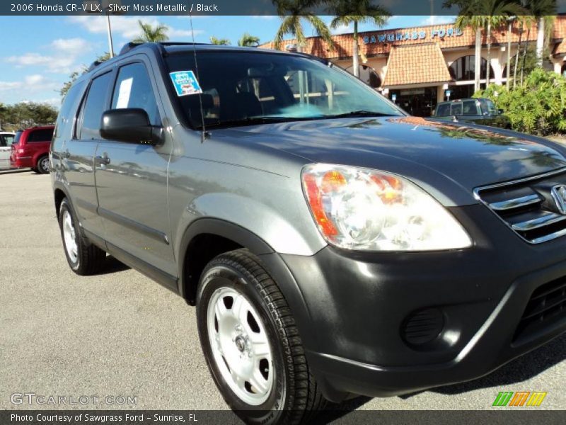 Silver Moss Metallic / Black 2006 Honda CR-V LX
