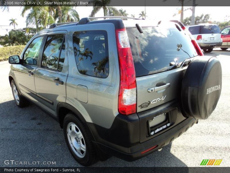 Silver Moss Metallic / Black 2006 Honda CR-V LX
