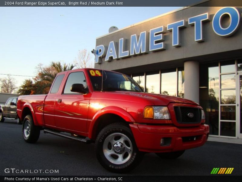 Bright Red / Medium Dark Flint 2004 Ford Ranger Edge SuperCab