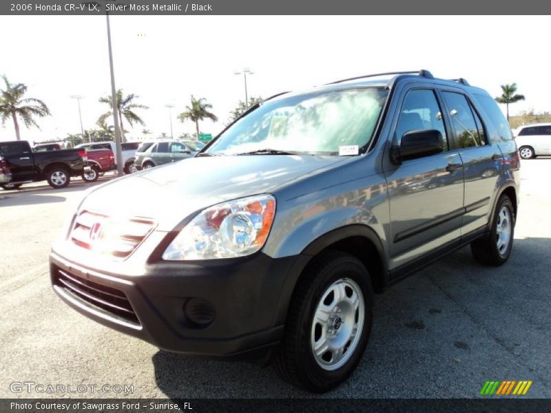 Silver Moss Metallic / Black 2006 Honda CR-V LX