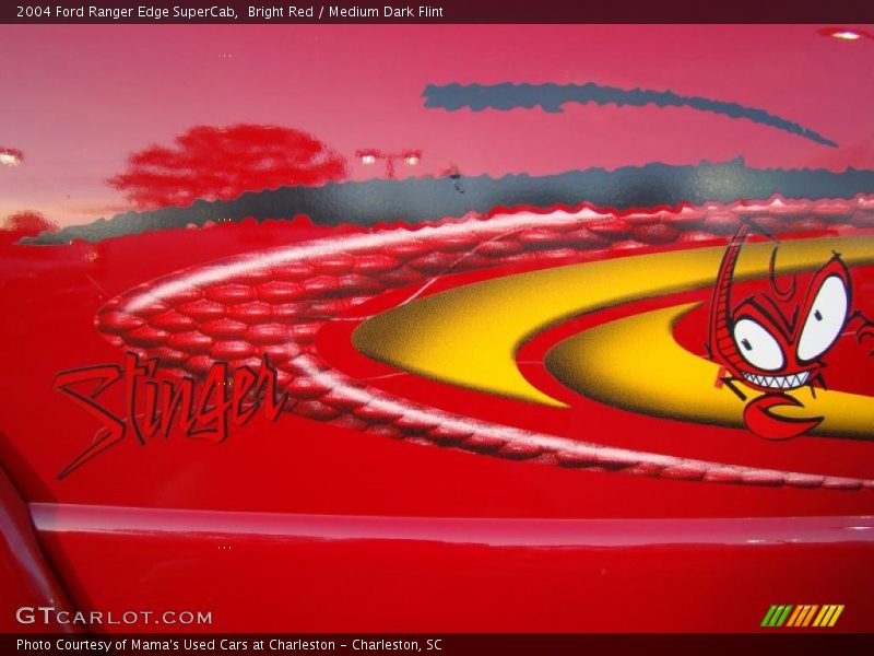 Bright Red / Medium Dark Flint 2004 Ford Ranger Edge SuperCab