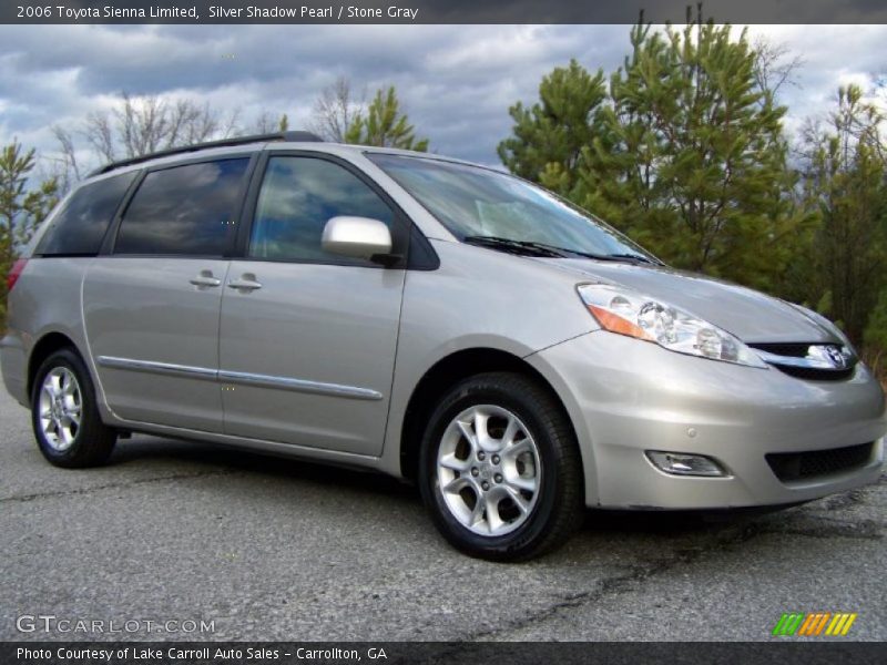 Silver Shadow Pearl / Stone Gray 2006 Toyota Sienna Limited