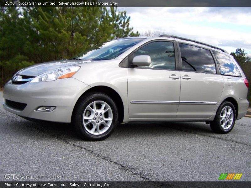 Silver Shadow Pearl / Stone Gray 2006 Toyota Sienna Limited