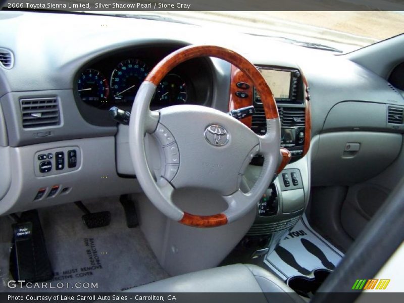 Silver Shadow Pearl / Stone Gray 2006 Toyota Sienna Limited
