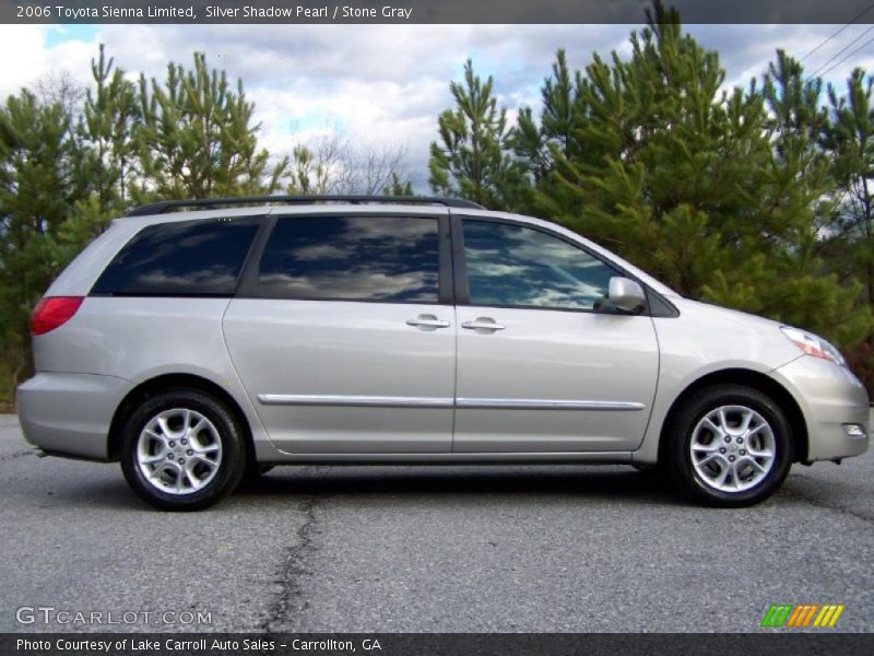 Silver Shadow Pearl / Stone Gray 2006 Toyota Sienna Limited