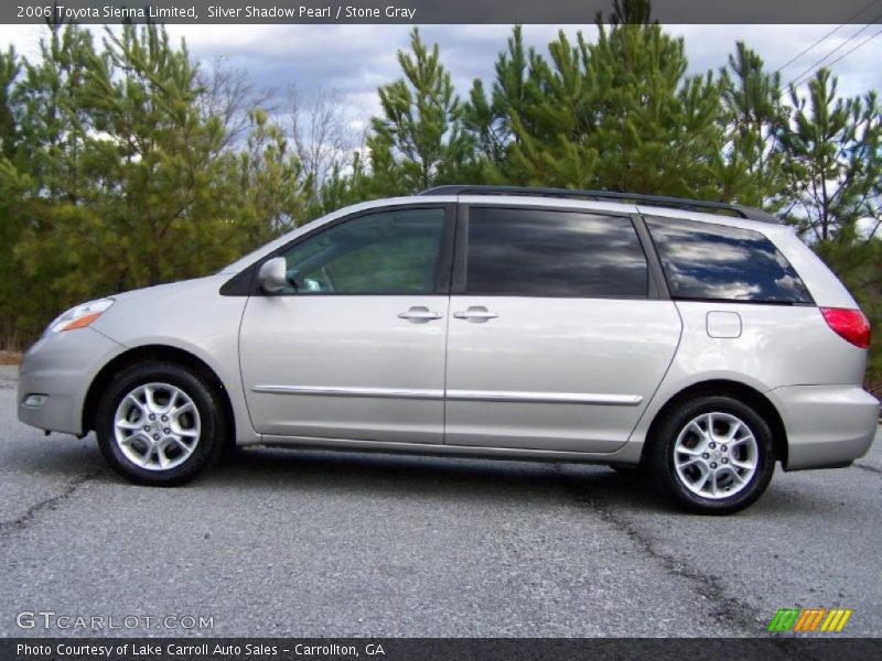 Silver Shadow Pearl / Stone Gray 2006 Toyota Sienna Limited