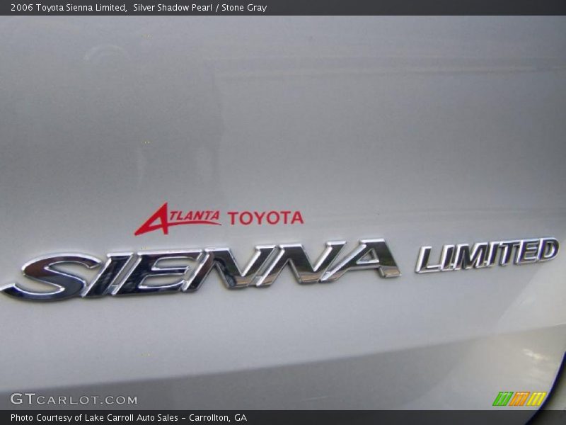 Silver Shadow Pearl / Stone Gray 2006 Toyota Sienna Limited