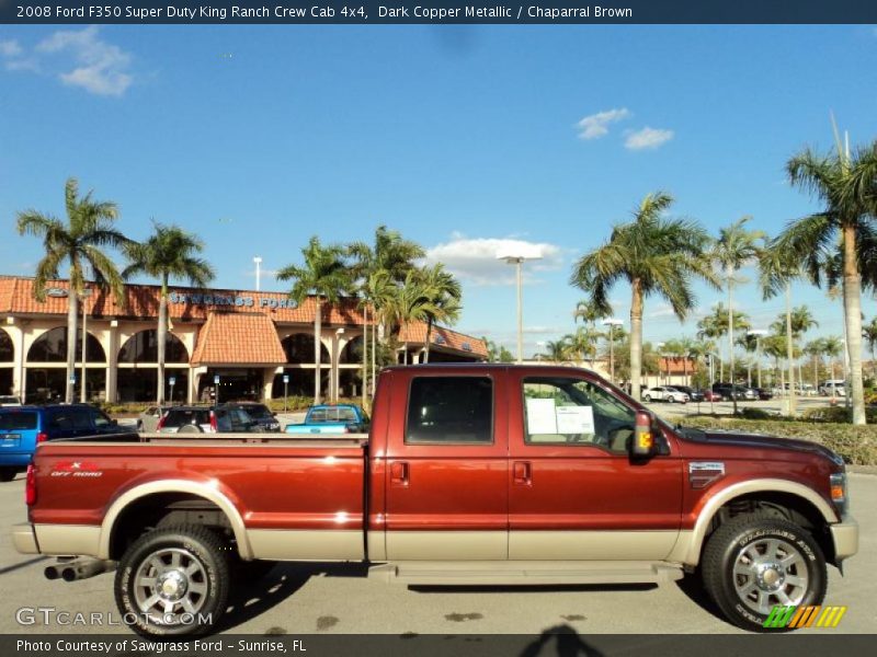  2008 F350 Super Duty King Ranch Crew Cab 4x4 Dark Copper Metallic