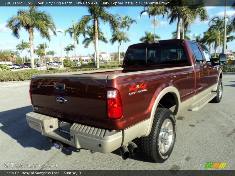  2008 F350 Super Duty King Ranch Crew Cab 4x4 Dark Copper Metallic