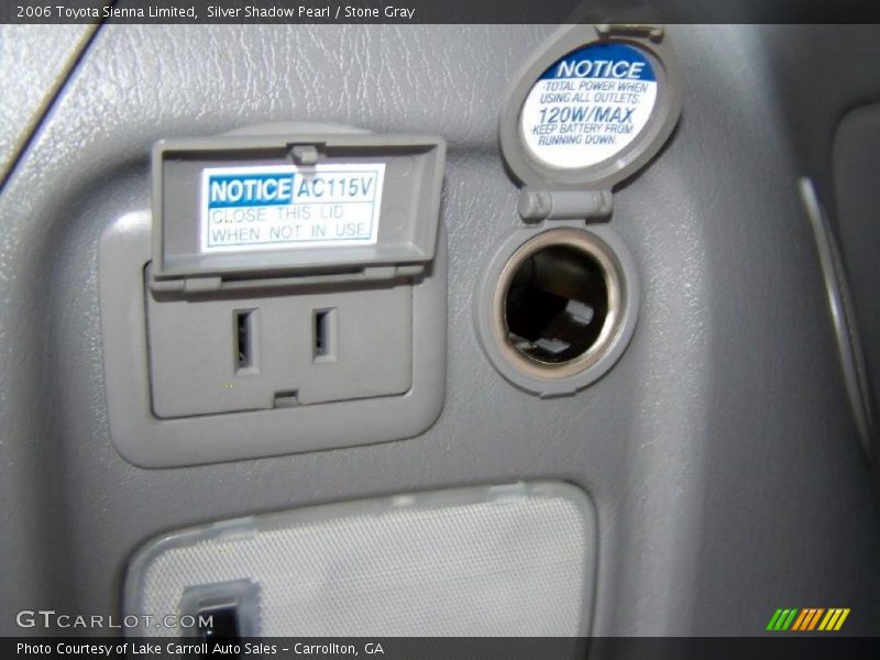 Silver Shadow Pearl / Stone Gray 2006 Toyota Sienna Limited