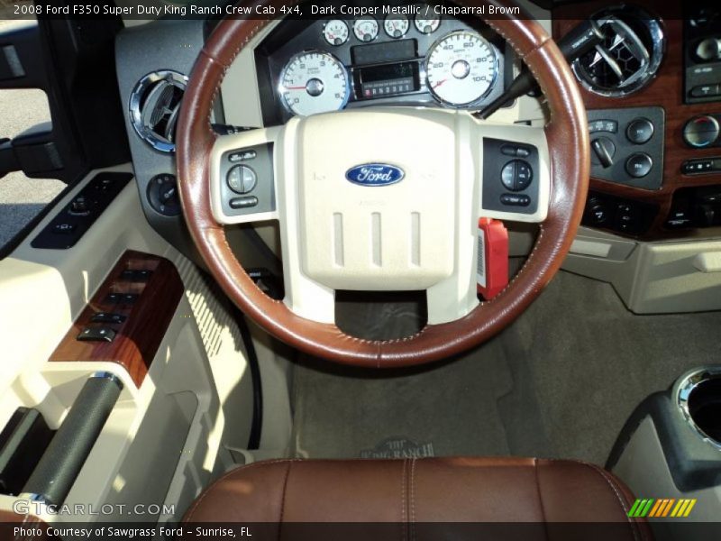  2008 F350 Super Duty King Ranch Crew Cab 4x4 Steering Wheel