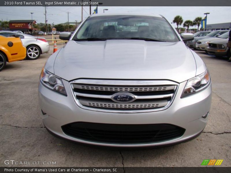 Ingot Silver Metallic / Light Stone 2010 Ford Taurus SEL