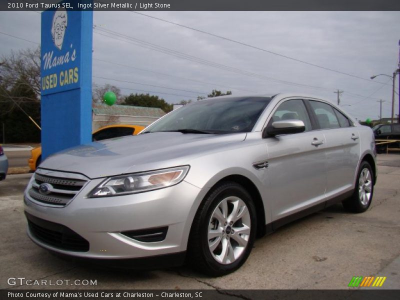 Ingot Silver Metallic / Light Stone 2010 Ford Taurus SEL