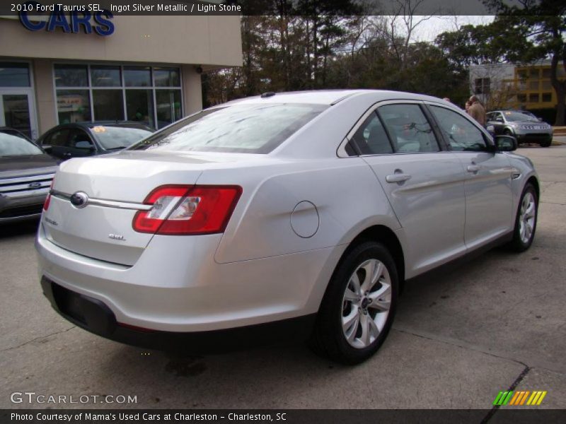 Ingot Silver Metallic / Light Stone 2010 Ford Taurus SEL