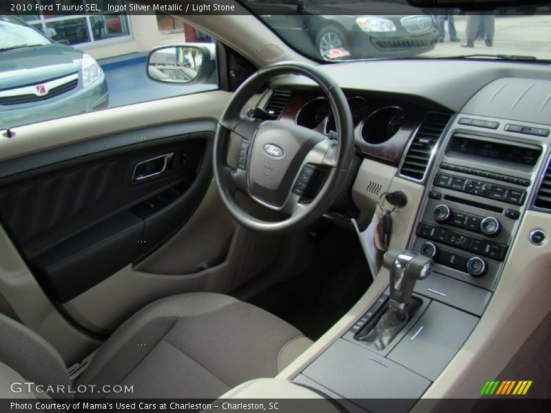 Ingot Silver Metallic / Light Stone 2010 Ford Taurus SEL