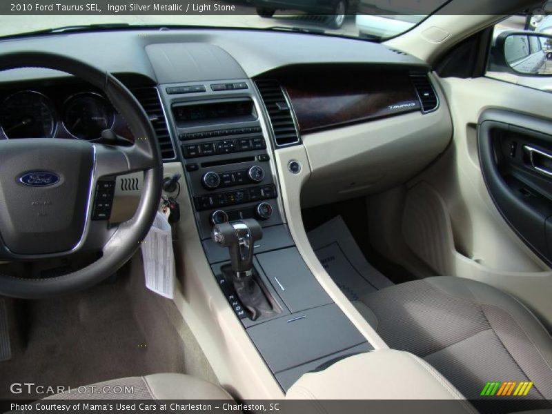 Ingot Silver Metallic / Light Stone 2010 Ford Taurus SEL