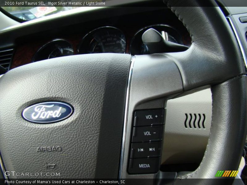 Ingot Silver Metallic / Light Stone 2010 Ford Taurus SEL