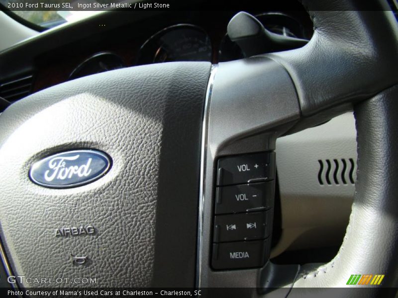 Ingot Silver Metallic / Light Stone 2010 Ford Taurus SEL