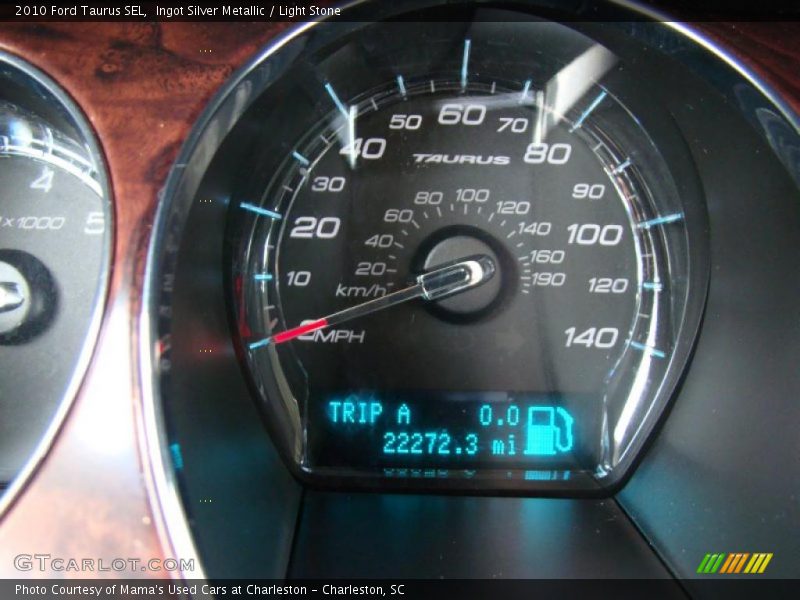 Ingot Silver Metallic / Light Stone 2010 Ford Taurus SEL