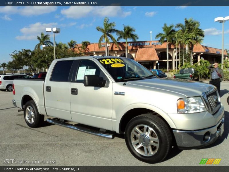 Silver Metallic / Tan 2006 Ford F150 Lariat SuperCrew