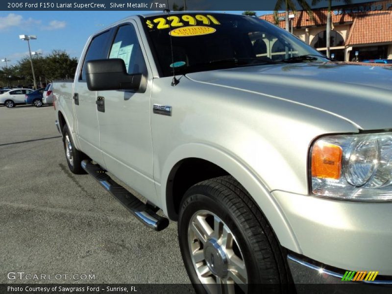 Silver Metallic / Tan 2006 Ford F150 Lariat SuperCrew