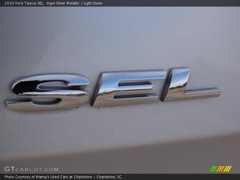 Ingot Silver Metallic / Light Stone 2010 Ford Taurus SEL